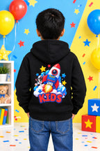 Shunya Fashion Playful Print Boy's Cotton Hoodie
