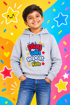 Shunya Fashion Playful Print Boy's Cotton Hoodie