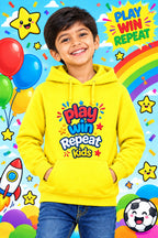 Shunya Fashion Playful Print Boy's Cotton Hoodie