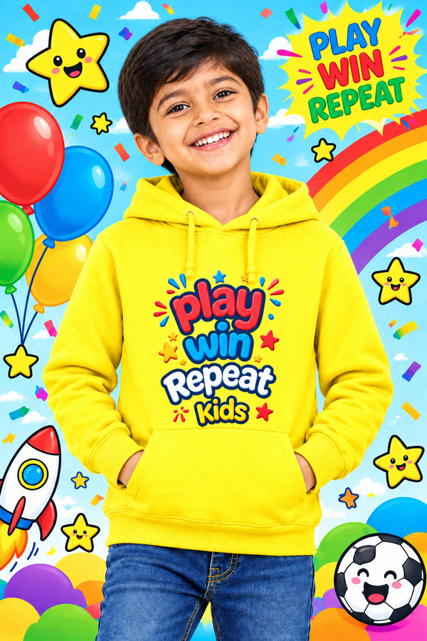 Shunya Fashion Playful Print Boy's Cotton Hoodie