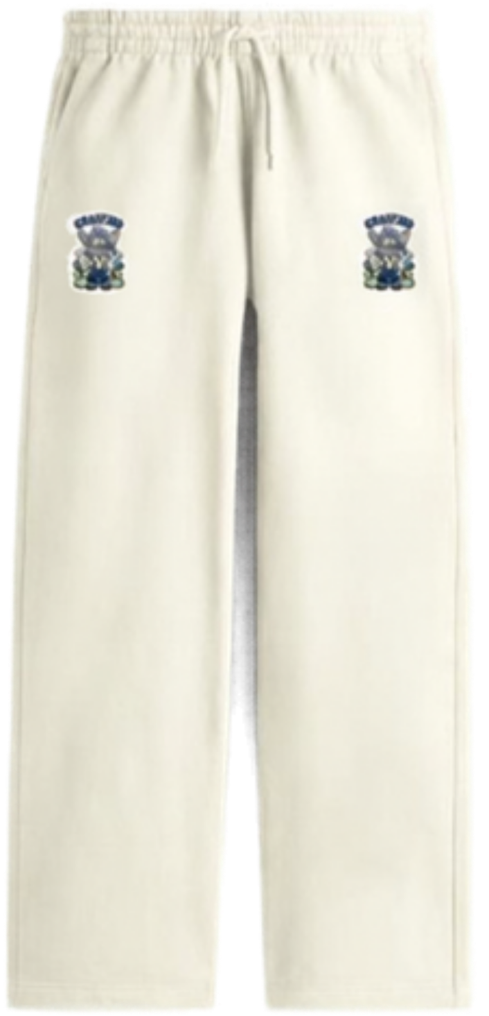 Shunya Fashion Crafted Joy Embroidery Women's Sweatpants