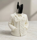Generic Plastic Female Medical Pen Holder (White)
