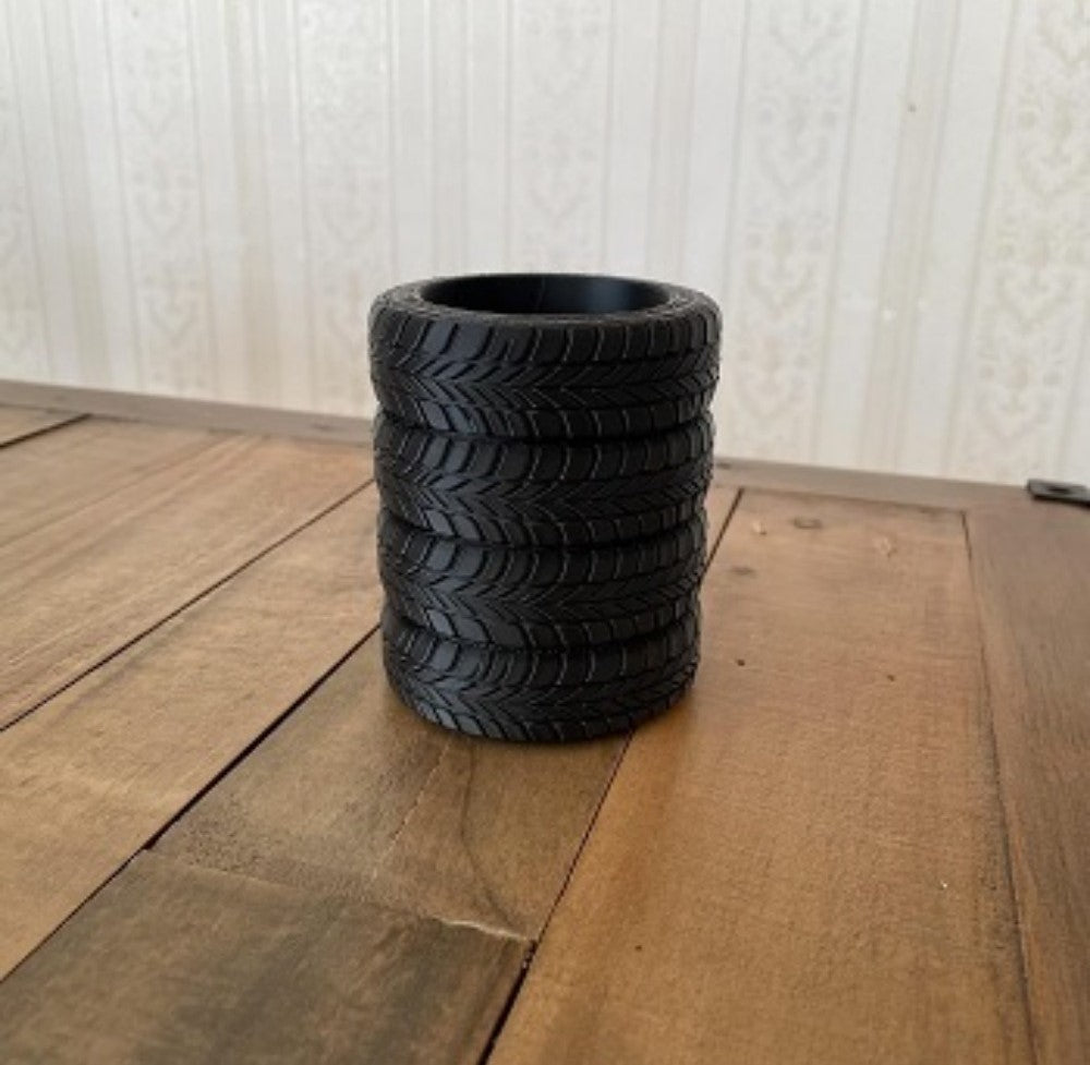 Generic Plastic Tire Pen Holder (Black)