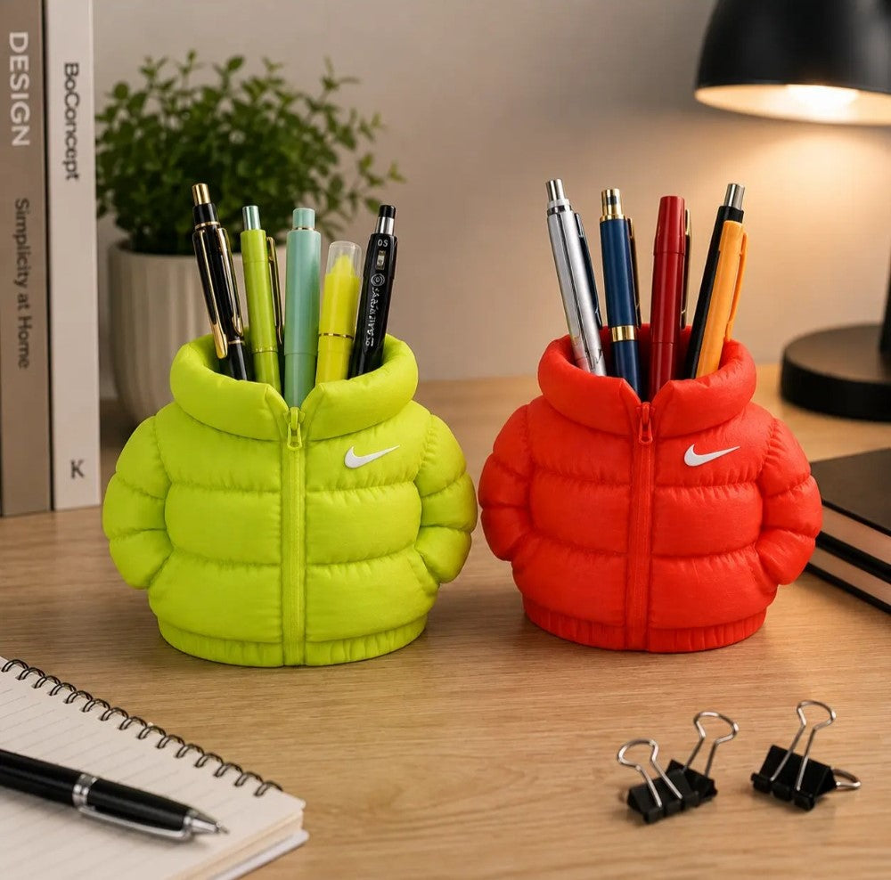 Generic Plastic Nike Puffer Jacket Pen Holder (Multicolor)