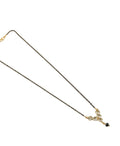 Generic Women's Brass Gold Plated Multi-Crystal Mangalsutra (Multicolor)-PID68278