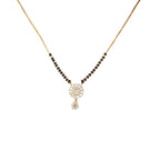 Women's Brass Gold Plated Tiered Sunburst Mangalsutra (Multicolor)-PID68302