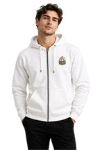 Shunya Fasion  Coastal Treasure  Embroidery  Premium Men's Zip Hoodie